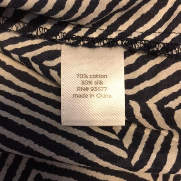 2/!25 JCP Button Down Striped Shirt Size XL - Picture 6 of 8